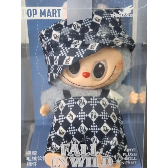 Pop Mart Labubu "Fall in Wild" Vinyl Plush Doll Pendant - New in Box - Picture 6 of 6